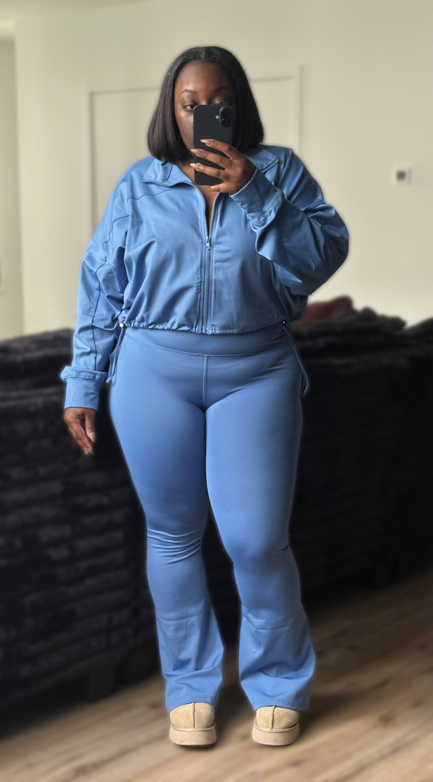 The Perfect Flared Set (Denim Blue)